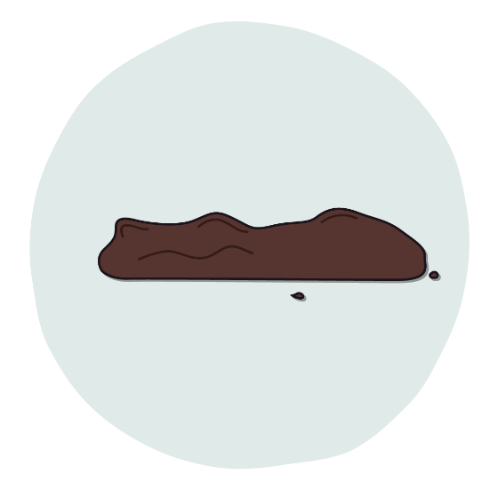 Guinea pig Deformed/Mushy Poop